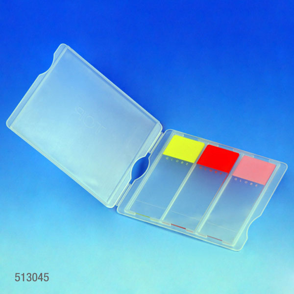 Globe Scientific Slide Mailer, Polypropylene, for 3 Slides, Natural, 100/Box, 10 Boxes/Unit Microscope Slides; slide accessories; slide mailers